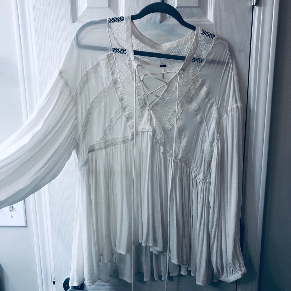 Free People Boho Long Sleeve Top